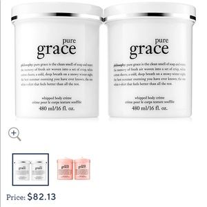 2 Philosophy Pure Grace XL lotions - brand new!